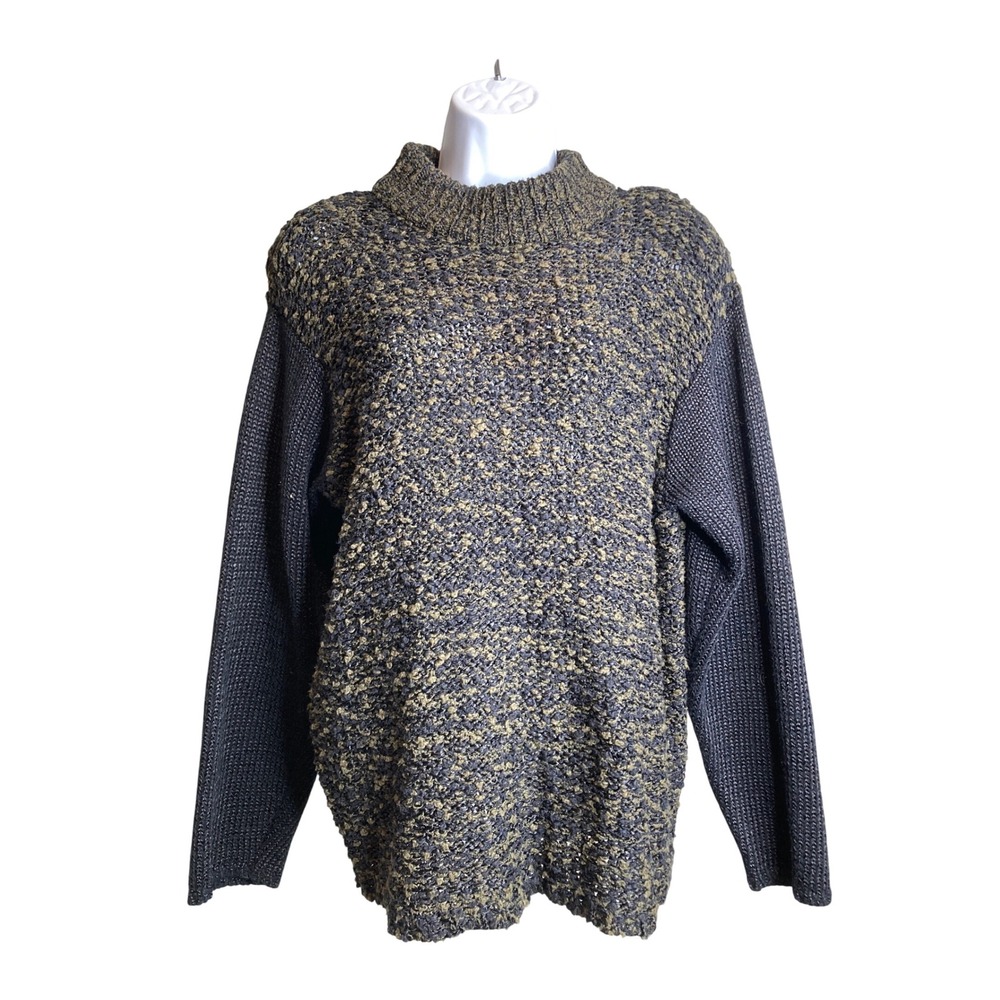 Vintage FIA Italia Women's‎ Handloomed Sweater Sz M Mixed Media Fiber Arts Cozy